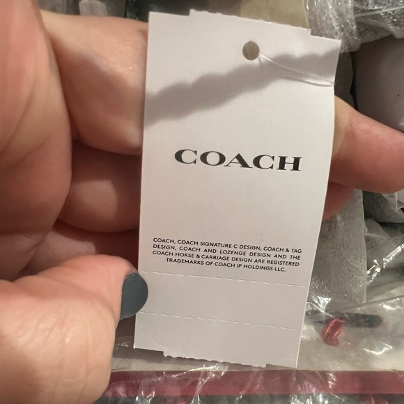 NWT Coach Marlie Top Handle Satchel With Border Quilting In Ivy Green - Picture 7 of 8